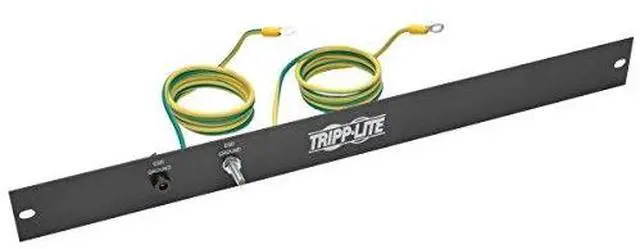 Alt view image 4 of 12 - TRIPP LITE SRGROUNDPANELBC Rack Enclosure / Open Frame Server Cabinet ESD Grounding Panel 1U
