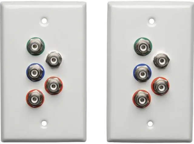 Alt view image 6 of 7 - Tripp Lite B136-101-WP-1 Cat5 Extender Wallplate Kit