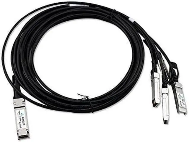Alt view image 2 of 4 - Axiom AA1404036-E6-AX 40Gbase Direct Attach Cable - Qsfp+ To Sfp+ - 16.4 Ft - Twinaxial - Passive