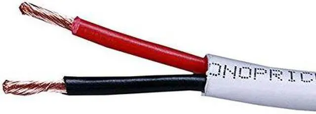 Alt view image 3 of 5 - Monoprice Access Series 18 Gauge AWG CL3 Rated 2 Conductor Speaker Wire / Cable - 1000ft Fire Safety In Wall Rated, Jacketed In White PVC Material 99.9% Oxygen-Free Pure Bare Copper