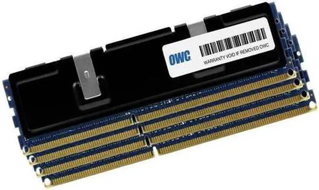 Alt view image 3 of 6 - OWC 64GB ( 4x16GB ) PC3-10600 DDR3 ECC 1333MHz SDRAM DIMM 240 Pin Memory Upgrade kit For MacPro 'Nehalem'& Westmere' models.Perfect For the Mac Pro 8-core and Quad-core Xeon systems.OWC1333D3X9M064