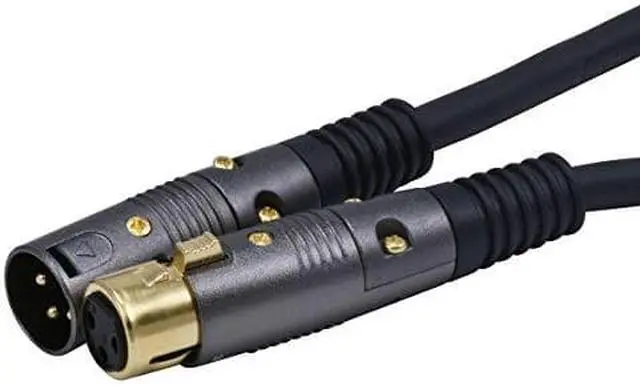 Alt view image 5 of 11 - monoprice premier series xlr male to xlr female  150ft  black  gold plated | 16awg copper wire conductors microphone & interconnect