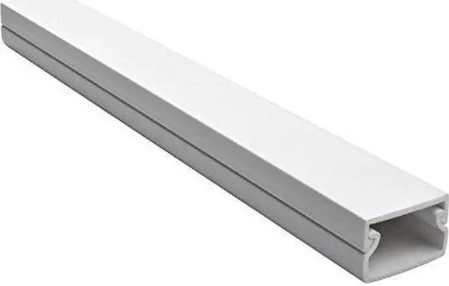 Alt view image 2 of 14 - Tripp Lite 2-Piece Raceway with Base and Cap, 20 Pack, White, 2 m