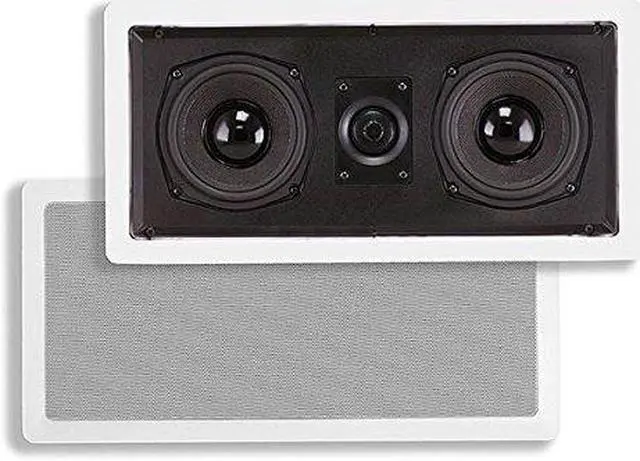 Alt view image 6 of 9 - Monoprice Aramid Fiber In-Wall Center Channel Speaker - Dual 5.25 Inch (Single) With Titanium Tweeters - Caliber Series
