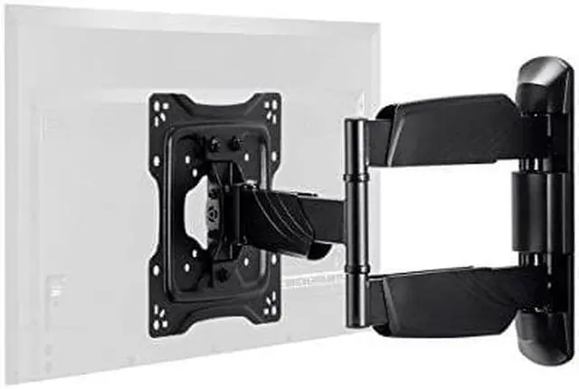 Alt view image 20 of 20 - Monoprice Cubicle Flat Panel Monitor Mount - Black | Ultra-Thin, Adjustable Height, Durable - Workstream Collection