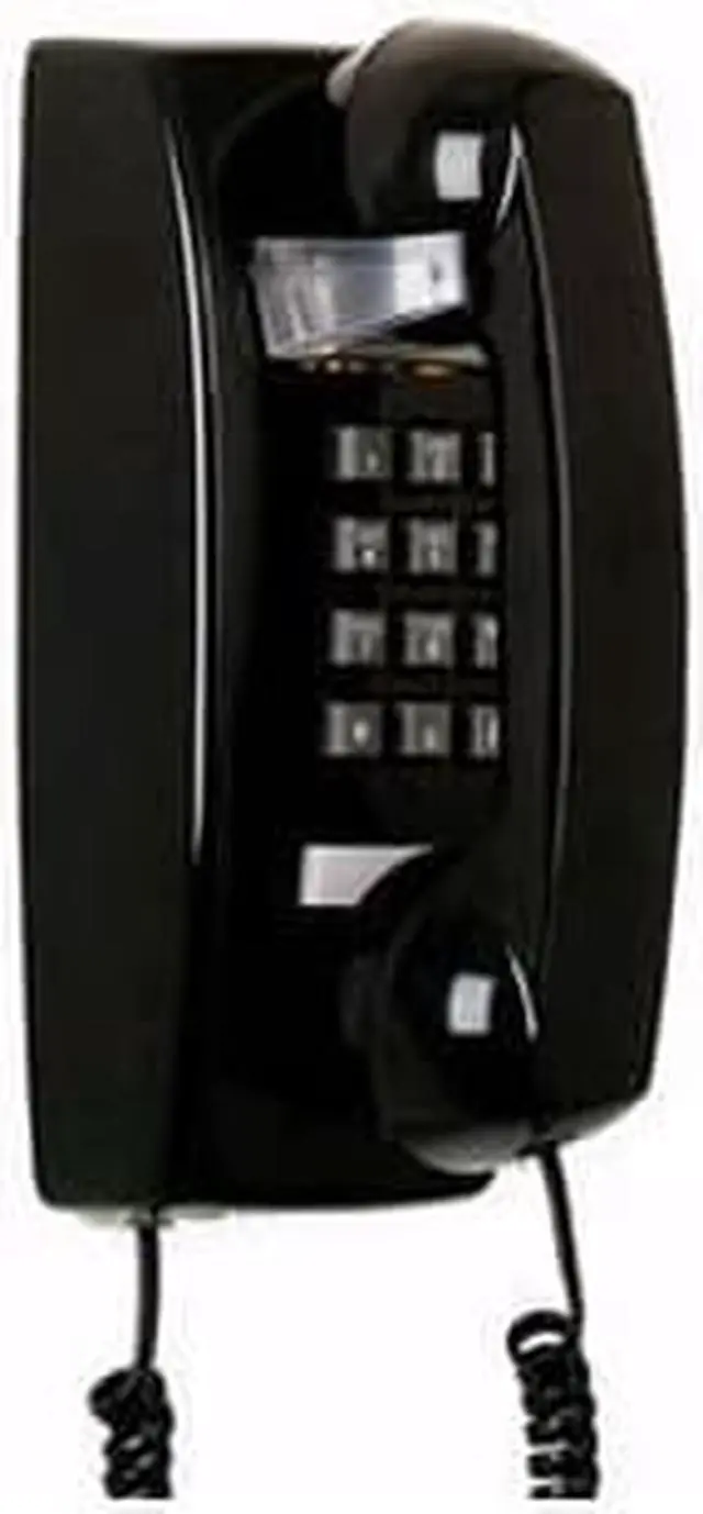 Alt view image 2 of 4 - Cetis IS-2554-B 25402 Wall Phone BLACK