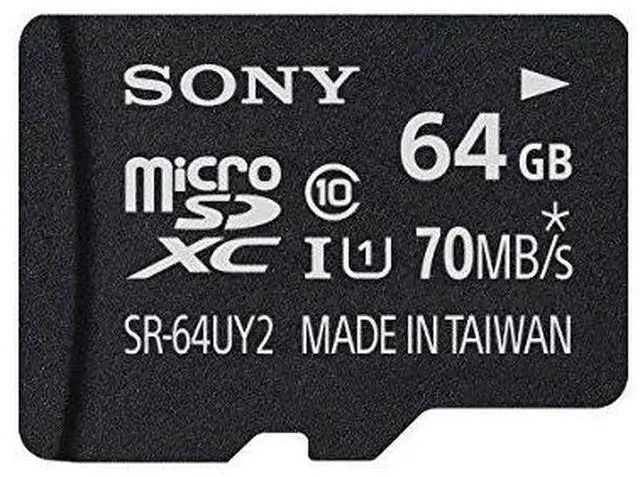Alt view image 13 of 13 - Sony 64GB Class 10 UHS-1 Micro SDXC up to 70MB/s Memory Card