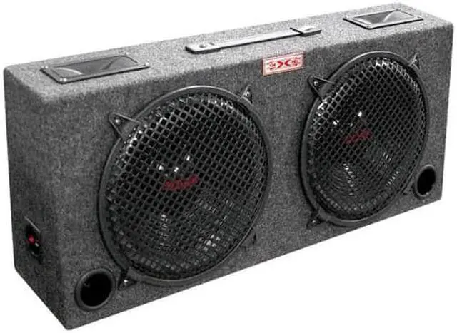 Alt view image 4 of 4 - Xxx (2) Dual 10 Car Audio Subwoofer Box W/ 5 Tweeters