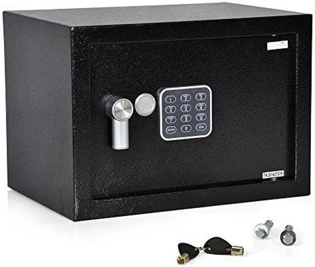 Alt view image 2 of 9 - SereneLife SLSFE15 13.8 x 9.8 x 9.8 in. Compact Electronic Safe Box with Mechanical Override