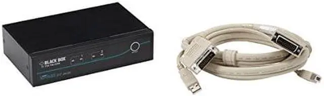 Alt view image 2 of 5 - Black Box ServSwitch DT DVI 4-Port with Transparent USB 2.0 Kit