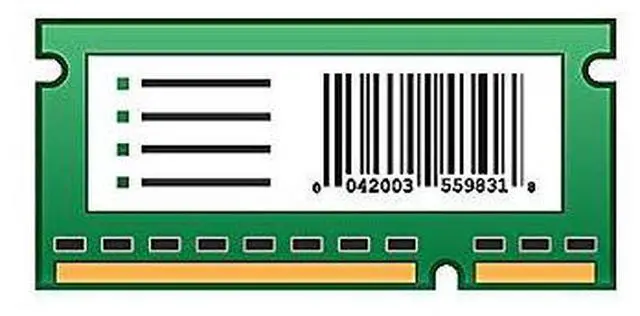 Alt view image 2 of 2 - CS820 CX82X CX860 FORMS & BAR CODE CARD
