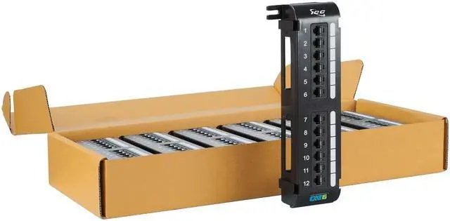 Alt view image 5 of 7 - ICC ICC-ICMPP1260V PATCH PANEL- VERT- CAT 6- 12-PORT- 6 PK