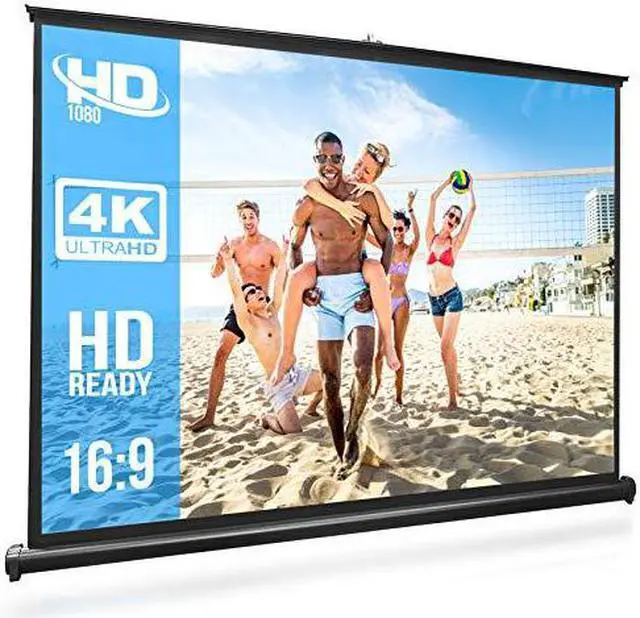 Alt view image 10 of 13 - Pyle PRJTP53 50 in. Projector Viewing Display Screen