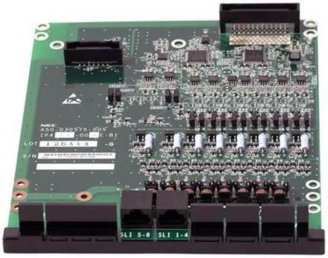 Alt view image 2 of 3 - NEC SL1100 1100021 BE110254 8-PORT ANALOG STATION CARD