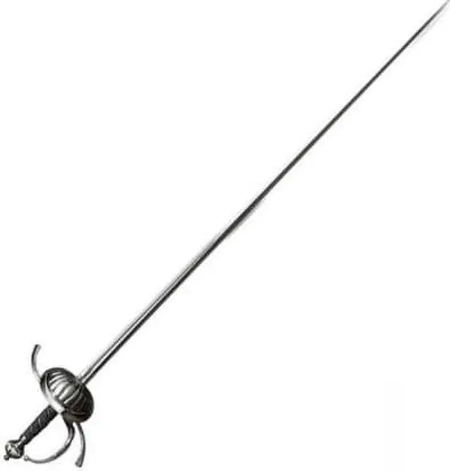 Alt view image 8 of 9 - COLDSTEEL 88CHR Cold Steel Cup Hilt Rapier Ribbed Shell Swept