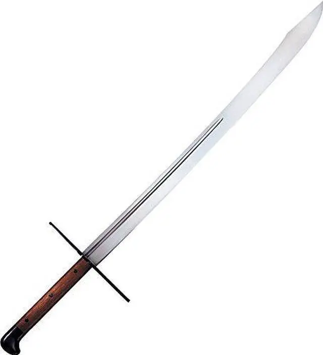 Alt view image 12 of 13 - COLDSTEEL 88GMS COLD STEEL GROSSE MESSER WITH LEATHER SCABBARD