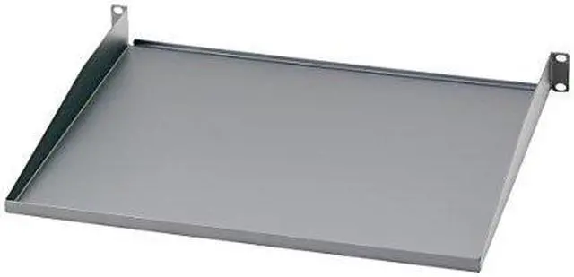 Alt view image 5 of 7 - Panduit SRM19FM1 1Ru 19In Front Mount Shelf 30Lbs Steel