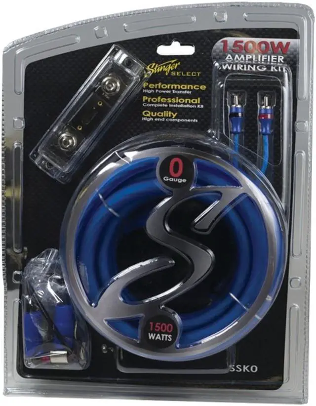 Alt view image 8 of 15 - STINGER SSK0 Select Wiring Kit with Ultra-Flexible Copper-Clad Aluminum Cables (0 Gauge)