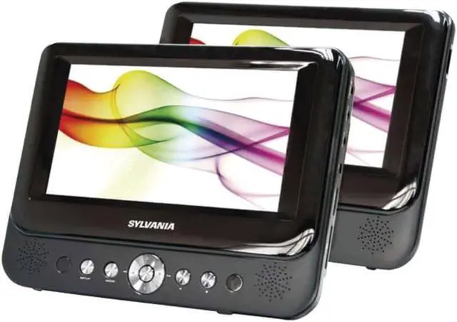 Alt view image 16 of 20 - SYLVANIA(R) SDVD9957 9" Dual-Screen Portable DVD Player