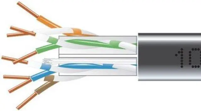 Alt view image 3 of 9 - Black Box EYN881B-PB-1000 CAT6 550-MHz Solid Bulk Cable - Unshielded, Plenum, Black, 1000 ft. Pull Box