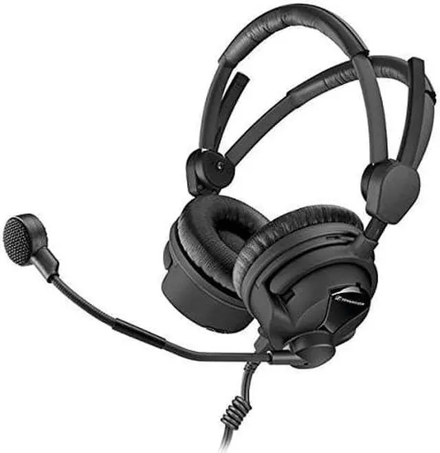 Alt view image 5 of 9 - Sennheiser HMD 26-600-II-XQ On-Ear Stereo Broadcast Headset
