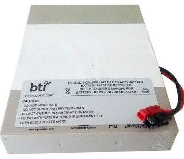 Alt view image 8 of 11 - BTI RBC62-1U-BTI Replacement Maintenance-Free, Sealed Lead Acid Ups Battery Kit For Tripp Lite Sm