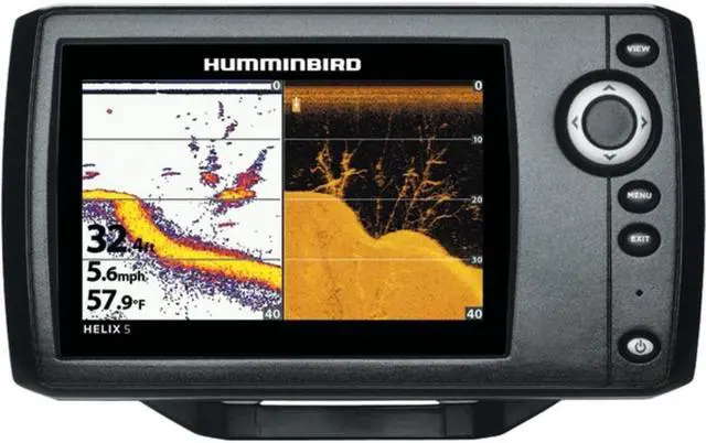 Alt view image 2 of 15 - Humminbird Helix 5 DI G2 DualBeam sonar Plus Fishfinder w/ Transducer 410200-1