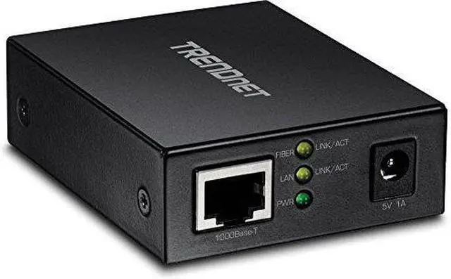 Alt view image 2 of 13 - TRENDnet 1000BASE-T to SFP Fiber Media Converter, Gigabit Ethernet to SFP Media Converter, 4Gbps Switching Capacity, TFC-GSFP