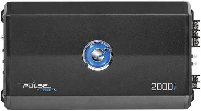 Alt view image 2 of 14 - Planet Audio PL2000.1M Monoblock 2000 Watts MAX Power Car Amplifier w/ Remote