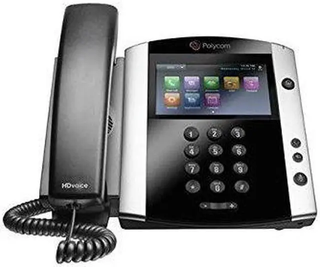 Alt view image 2 of 5 - VVX 601 12-Line IP Phone w/ Touchscreen
