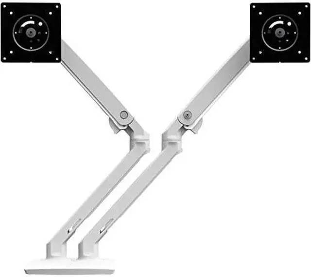 Alt view image 4 of 5 - Ergotron Mounting Arm for Monitor, LCD Display - White - 2 Display(s) Supported24" Screen Support -