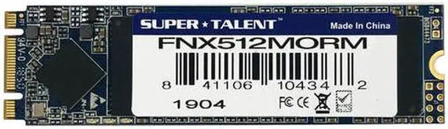 Alt view image 2 of 6 - Super Talent NGFF DX3 512GB M.2 SATA3 Solid State Drive (TLC)