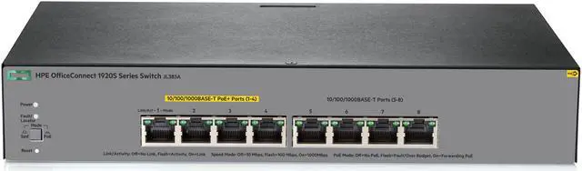 Main image of HPE - SWITCHING 1920S 8G PPOE+ 65W SWITCH