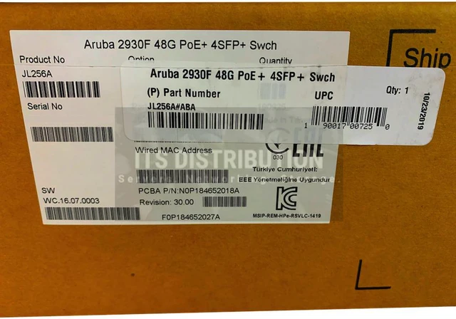 Alt view image 2 of 4 - HPE - SWITCHING ARUBA 2930F 48G POE+ 4SFP+