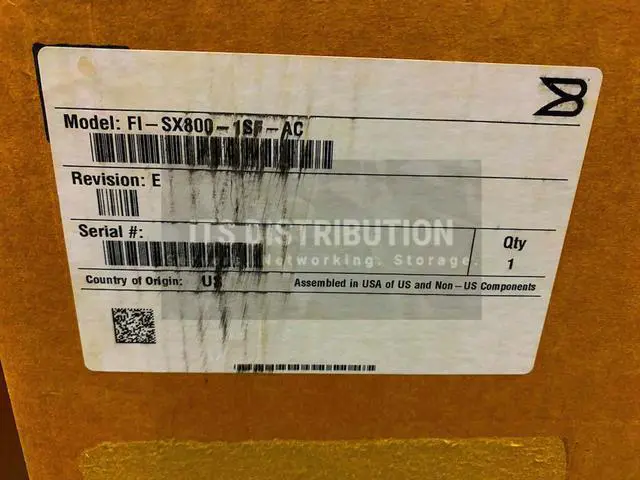 Alt view image 3 of 3 - Brocade FI-SX800-1SF-AC FastIron SX 800 Switch Chassis