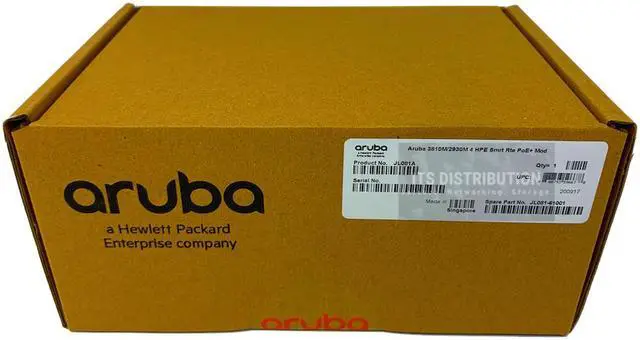 Alt view image 3 of 3 - Hewlett-Packard JL081A Aruba 3810M 2930M 4SmrtRte PoE