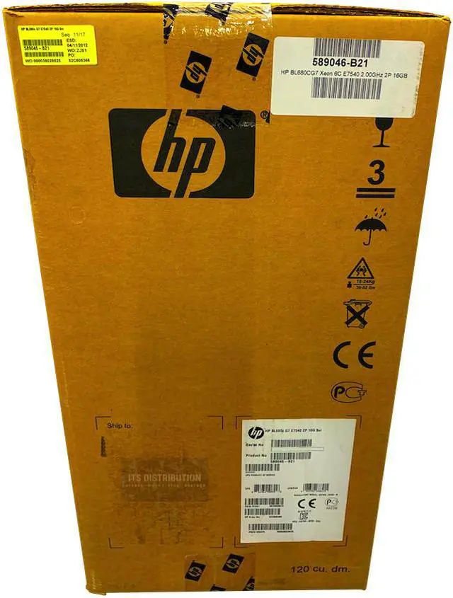 Main image of HP ProLiant BL680c G7 589046-B21 Blade Entry-level Server - 2 x Xeon E7540 2GHz