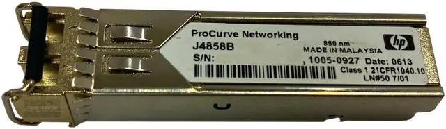 Alt view image 2 of 2 - HP J4858B Procurve Gigabit-sx-lc SFP Module - J4858-6920?1, J4858-69101