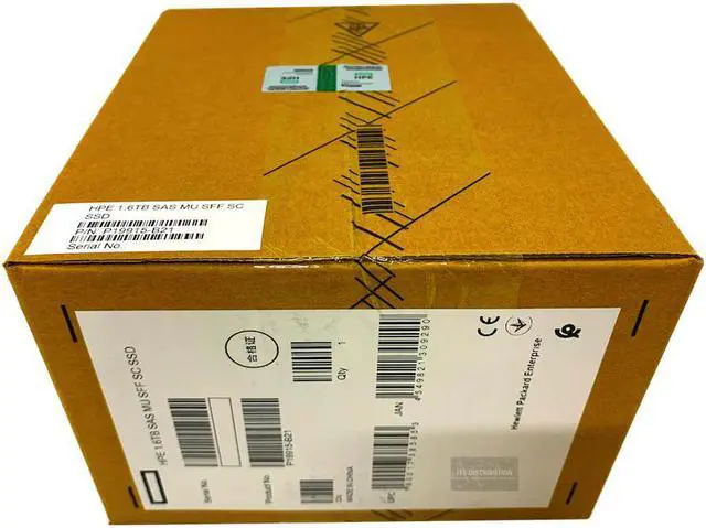 Main image of HPE 1.6TB SAS MU SFF SC SSD Gen 10 Solid State Drive (P20839-001)