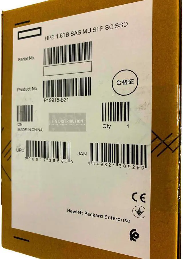 Alt view image 2 of 7 - HPE 1.6TB SAS MU SFF SC SSD Gen 10 Solid State Drive (P20839-001)