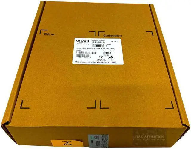 Main image of Hpe X241 100G Qsfp28-Qsfp28 5M Dac Cable (Jl307a)