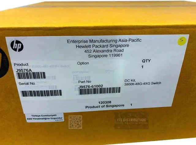 Alt view image 2 of 2 - HP E3800-48G-4SFP+ Layer 3 Switch (J9576A)