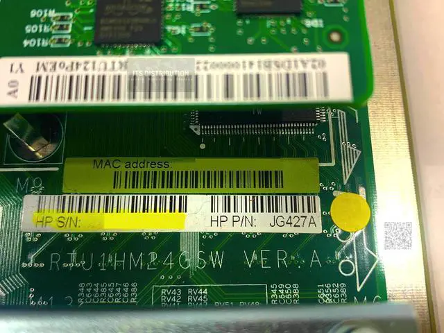 Alt view image 2 of 2 - HP MSR 24-Port Gig-T PoE Switch HMIM Module (JG427A)