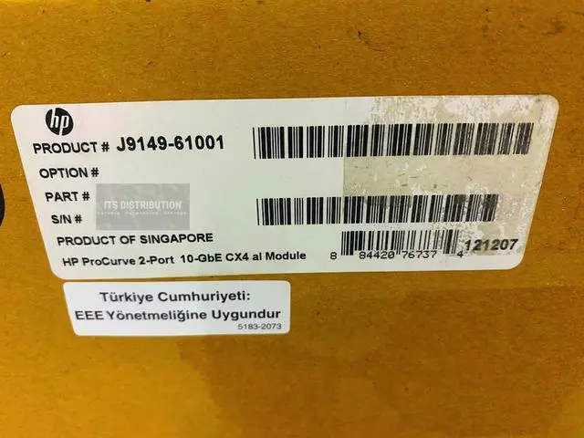 Alt view image 2 of 2 - HP ProCurve 10GBase-CX4 Module - 2 x 10GBase-CX4 5070-5088 (J9149A)