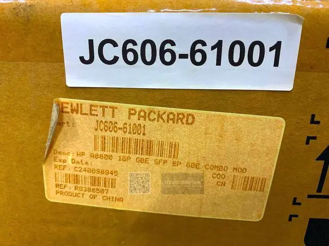 Alt view image 2 of 5 - HP 8800 16-port GbE SFP/8-port GbE Combo Service Proc Module (JC606A)