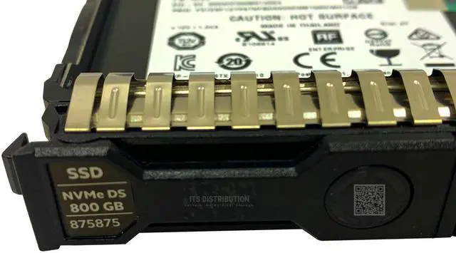 Alt view image 2 of 2 - HPE 800GB NVMe GEN3 Mainstream Performance MU SFF SCN U.2 PE6031 SSD (875595-B21)