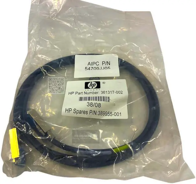 Main image of HP External SAS Cable 2.0m 6.65ft Four Lanes 389955-001 (389668-B21)