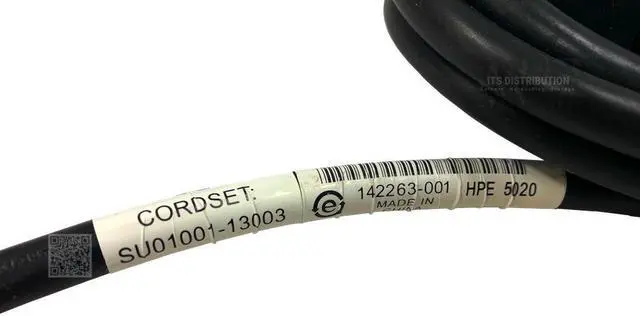 Alt view image 2 of 2 - Genuine HP Compaq IEC to IEC AC Power Cable 2m (6ft) (142263-001)