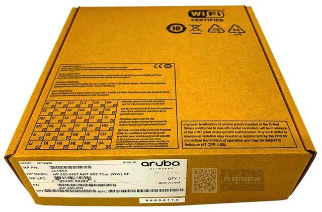 Main image of HP Instant 205 IEEE 802.11ac 54 Mbit/s APIN0205 Access Point (JL184A)