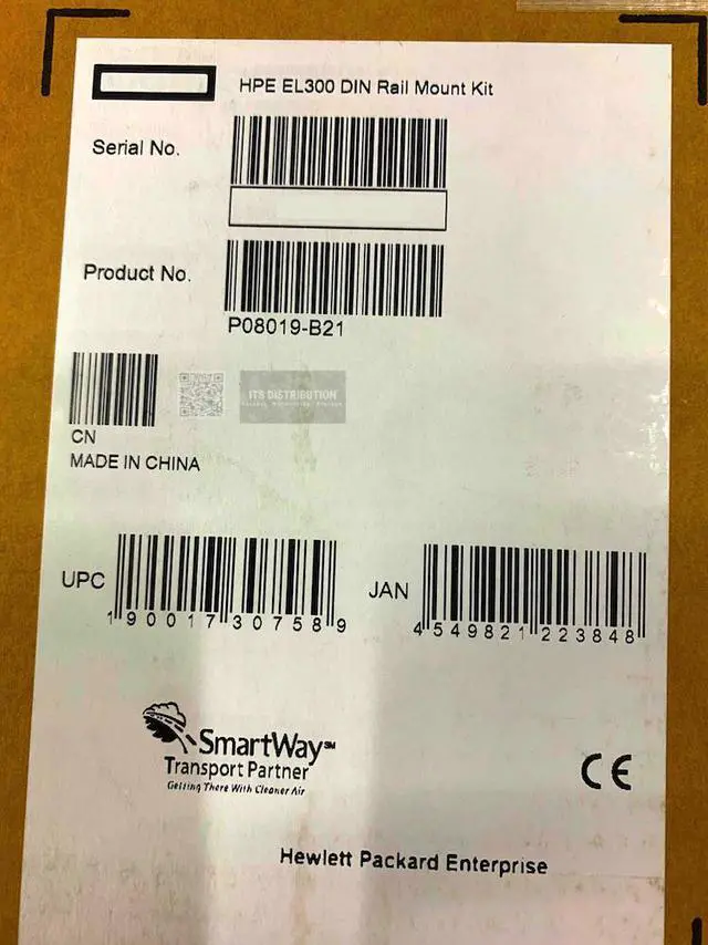 Alt view image 2 of 2 - HPE Edgeline EL300 DIN Rail Mount Kit (P08019-B21)